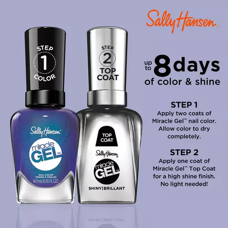 Sally Hansen Miracle Gel Nagellak 573 Hyp-Nautical Blauw 14,7 ML