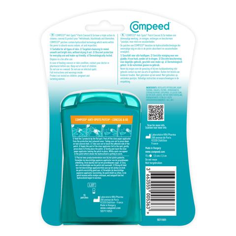 Compeed Anti-Spots Conceal & Go patches 15 stuks