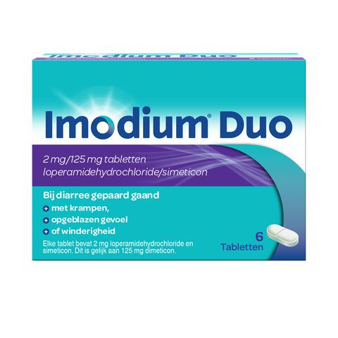 Imodium Duo 6 stuks