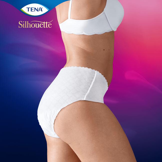 TENA Silhouette Pants Normal Wit Low Waist L 5 stuks