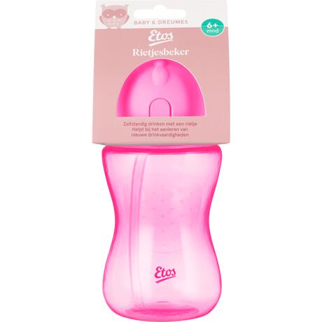 Etos Rietjesbeker Roze