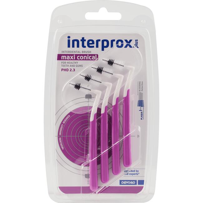 interprox Plus Maxi Conical Paars - 4 stuks