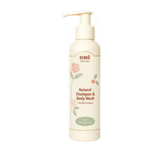 Kenkô Baby & Kids Natural Shampoo & Body Wash Rose Cosmos Organic 150 Ml