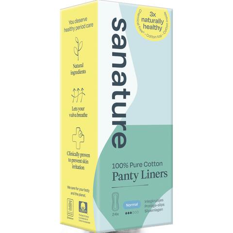 Sanature 100% Katoenen Inlegkruisjes Normaal Doosje 24 stuks