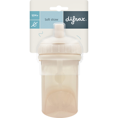 Difrax Anti-Lek Rietjesbeker Ivory