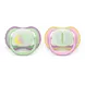 Philips Avent Fopspeen Ultra Air Night 6-18M SCF376/29 2 stuks