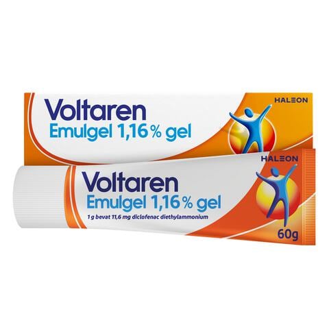 Voltaren Emulgel 1,16%  (diclofenac) Bij Gewrichtspijn In Knie En Vinger 60 GR