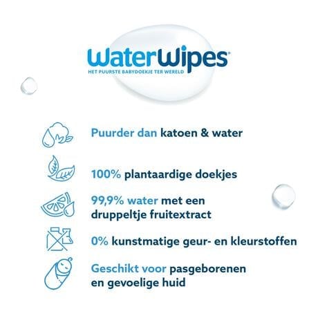 Waterwipes Billendoekjes 48st