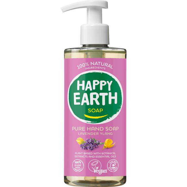 Happy Earth 100% Natuurlijke Lavender Ylang Handzeep 300 ML
