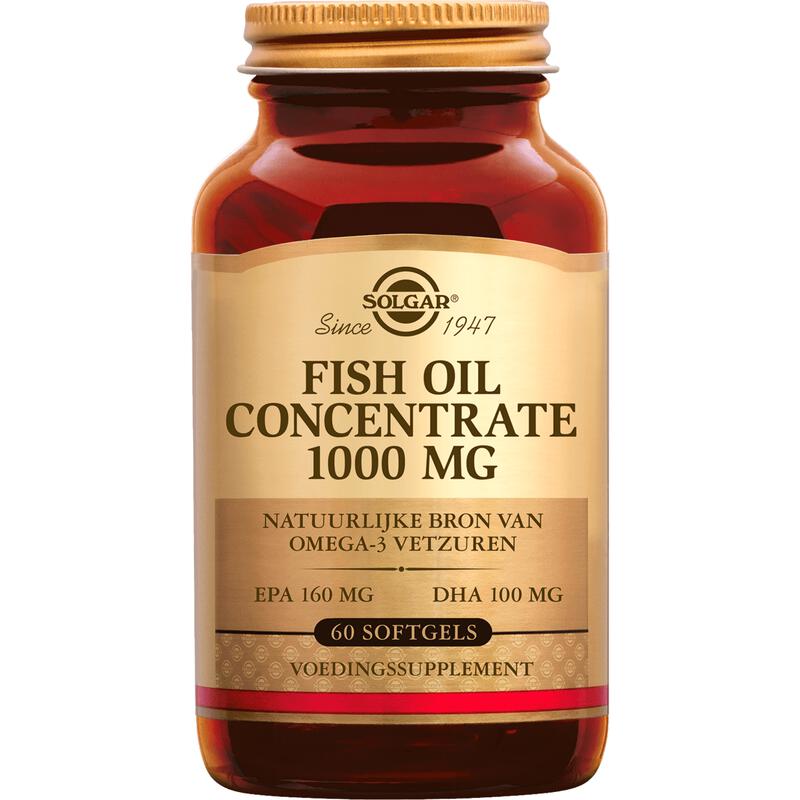 Solgar Fish Oil Concentrate 1000 MG Softgels 60 stuks
