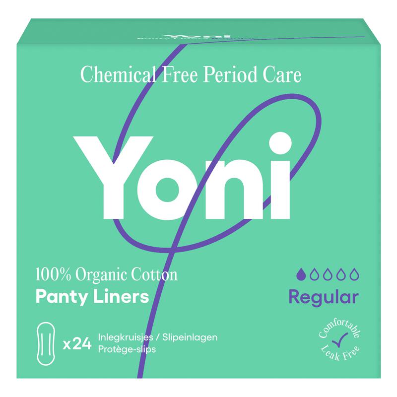 Yoni Inlegkruisjes Regular 100% Biologisch Katoen 24 stuks