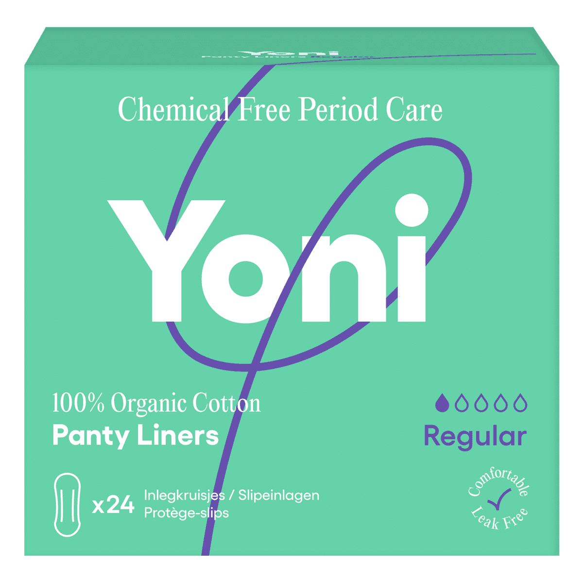 Yoni Inlegkruisjes Normal Bio - 24 stuks