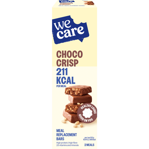 WeCare Bars Choco Crisp 2 stuks
