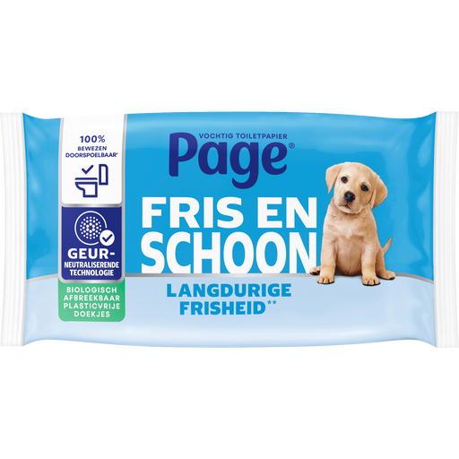 Page Fris & Schoon Vochtig Toiletpapier