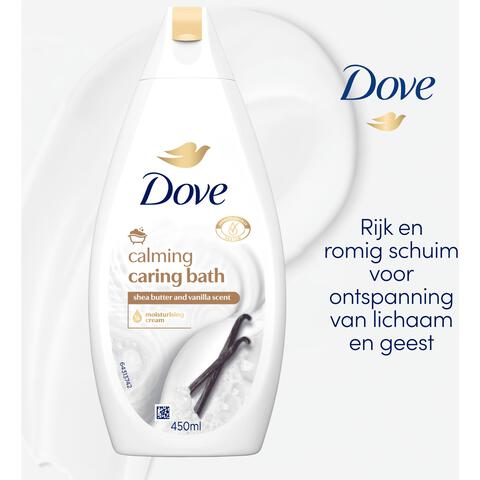 Dove Caring Bath Sheaboter & Vanille Badcrème 450 ml
