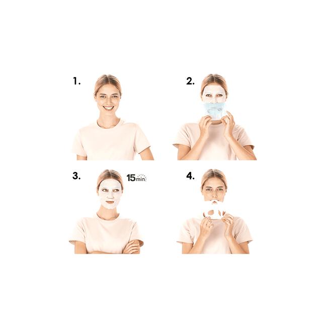 Garnier SkinActive Oog Sheet Masker met Sinaasappel en Hyaluronzuur