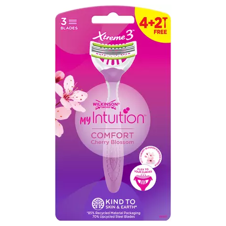 WIlkinson Sword Xtreme 3 Comfort Cherry Blossom Wegwerpmesjes 6 stuks