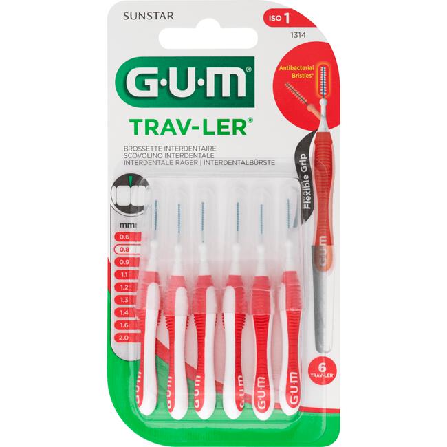 GUM Trav-Ler Rood 0,8 MM