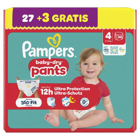 Pampers Baby Dry Pants Luierbroekjes Maat 4 9-15 kg 27 stuks + 3 gratis luierbroekjes