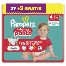Pampers Baby Dry Pants Luierbroekjes Maat 4 9-15 kg 27 stuks + 3 gratis luierbroekjes