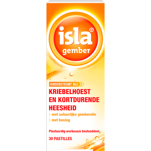 isla gember Kriebelhoest Pastilles 30 stuks