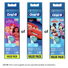 Oral-B Kids Disney Opzetborstels 4 Stuks
