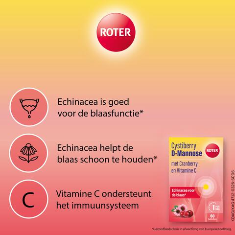 Roter D-Mannose Cranberry 60 St