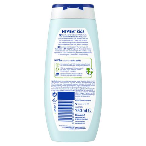 NIVEA Kids 3in1 Douchegel Shampoo & Conditioner Magic Apple Geur 250ML