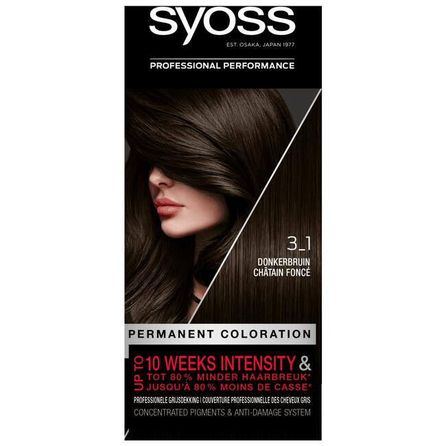 Syoss 3-1 Dark Brown Haarverf