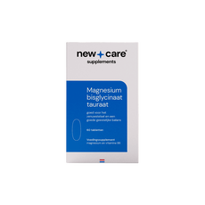 New Care Magnesium Bisglycinaat Tauraat Tabletten 60 stuks