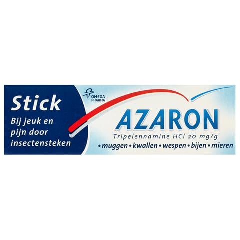 Azaron Stick bij Jeuk en Pijn door Insectenbeten 5,7 GR