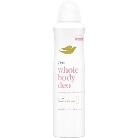 Dove Whole Body Raspberry & Rose Deodorant Spray 150 ML