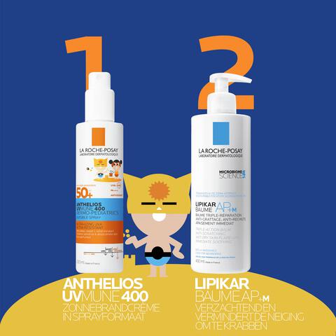 La Roche-Posay Anthelios Kind Zonnebrandspray UVMUNE SPF50+ 200 ML