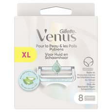 Gillette Venus Voor Huid En Schaamhaar Aloe Vera Navulmesjes 8 Stuks