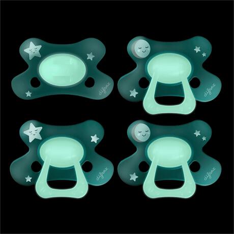 Difrax Fopspeen Natural 18+ Maanden Glow in the Dark BPA-vrij