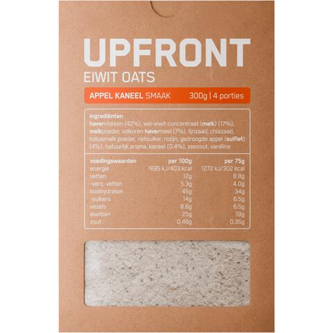 Upfront eiwit oats appel/kaneel
