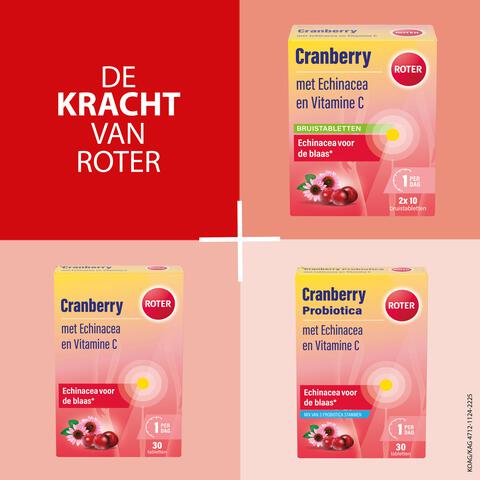 Roter Cranberry Bruistabletten 20 stuks
