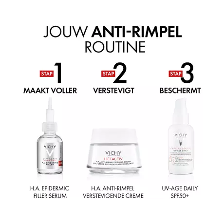 Vichy Liftactiv H.A. Verstevigende Crème Droge Huid 50 ML