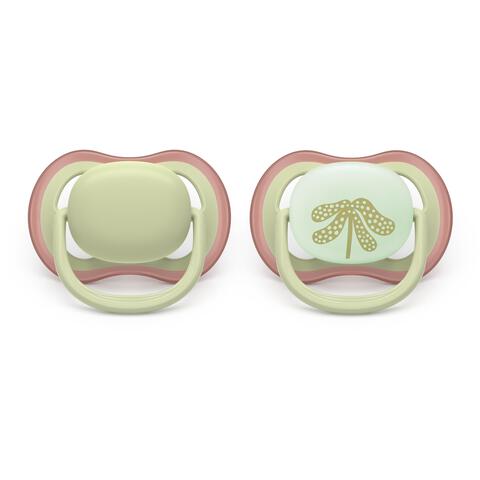 Philips Avent Fopspeen Ultra Air Day and Night 6-18M SCF087/18 2 stuks