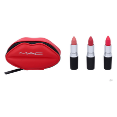MAC Powder Kiss Lipstick Trio set Scattered Petals 313 / A Little Tammed 301/ Fall In Love 307