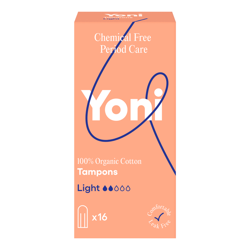 Yoni Tampons Light 100% Biologisch Katoen 16 - 16 stuks