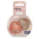 Difrax LOVI Prime Fopspeen 6-18M Granola/Orange 2 stuks
