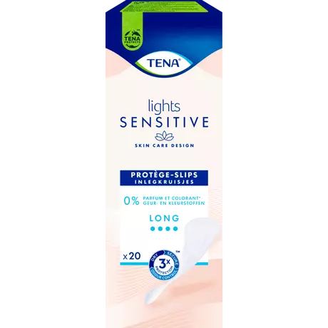 TENA Lights Sensitive Long Incontinentie Inlegkruisjes 20 stuks
