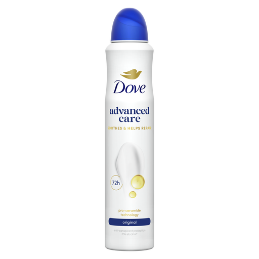Dove Advanced Care Original Anti-Transpirant Deodorant Spray 200 ML
