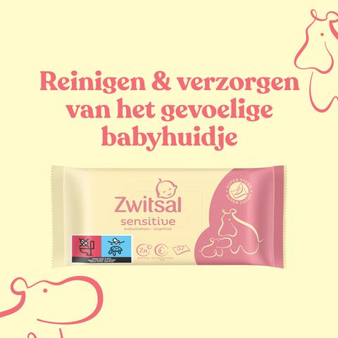 Zwitsal Doekjes 24-Pack Sensitive 24 Stuks