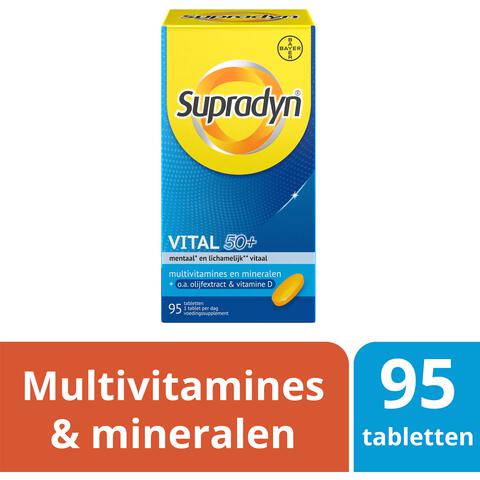 Supradyn Vital 50+ multivitamines voor vijftigplussers  95 tabletten