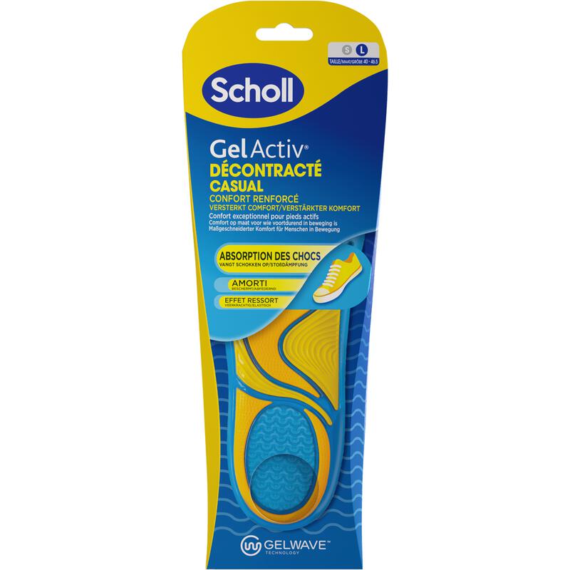 Scholl GelActiv Insoles Casual L