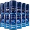 NIVEA MEN Fresh Active Deodorant Spray 150 ML Multipack 6 stuks