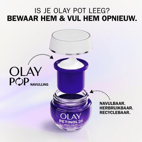 Olay Retinol24 Nachtcrème Navulling 50 ML