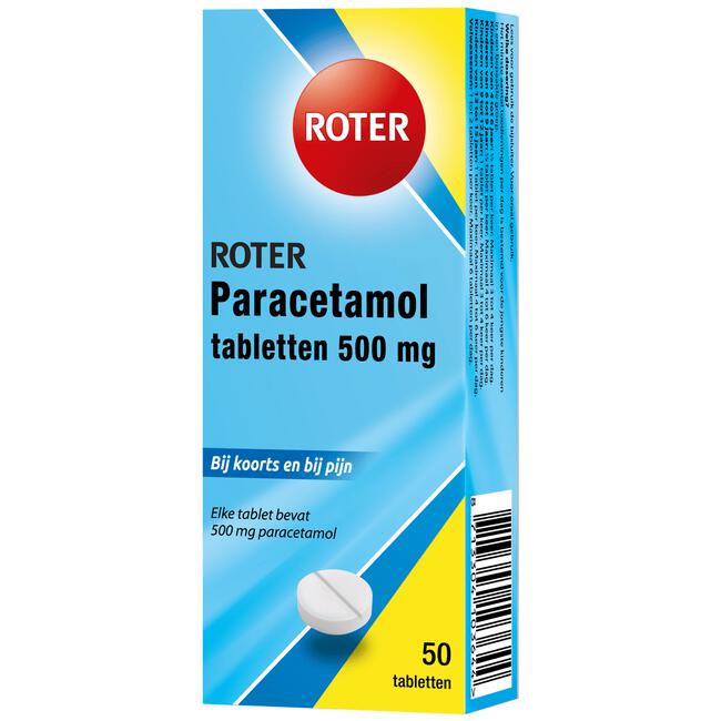 Roter Paracetamol 50 tabletten